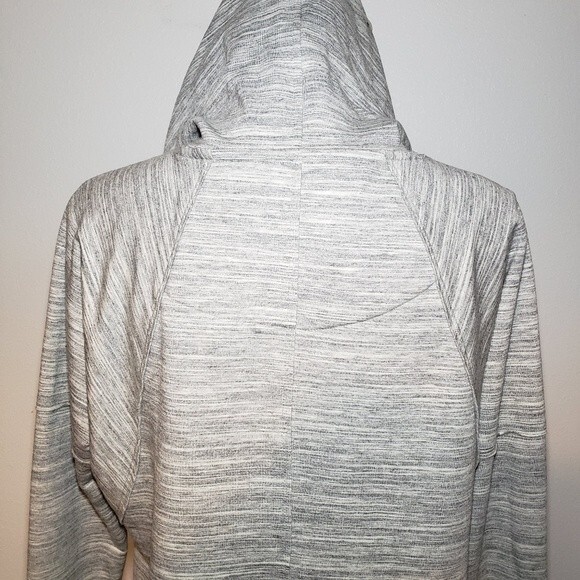 Lucky Brand Fleece Hooded Pullover In Grey Size M - Picture 8 of 14